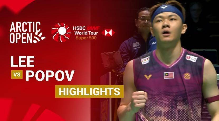 Lee Zii Jia (MAS) vs Christo Popov (FRA) - Men's Singles Quarterfinals | CLASH OF CLANS Arctic Open 2026