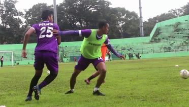 PIALA PRESIDEN 2019- Latihan Tim Persita di Stadion Gajayana, Malang, 8 Maret 2019