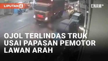 Tragis, Driver Ojol Terlindas Truk di Cirebon Usai Senggolan dengan Pemotor Lawan Arah