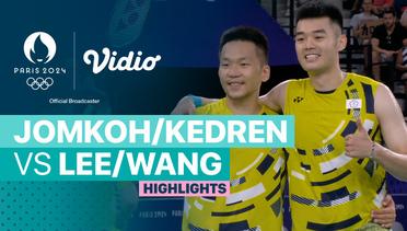 Supak Jomkoh/Kittinupong Kedren (THA) vs Lee Yang/Wang Chi-Lin (TPE) - Perempat Final - Bulu Tangkis Ganda Putra - Highlights | Olympic Games Paris 2024