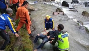 Detik-Detik Evakuasi Korban Bus Sriwijaya di Sungai Lematang Pagar Alam