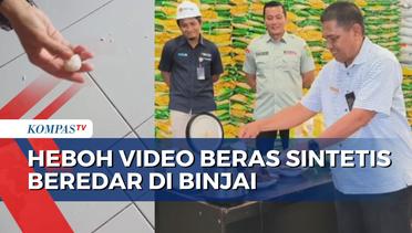 Heboh Video Beras Sintetis Beredar di Binjai, Bulog Buktikan itu Hoaks!