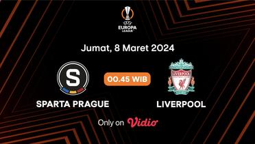 Jadwal Pertandingan | Sparta Prague vs Liverpool - 8 Maret 2024, 00:45 WIB | UEFA Europa League 2023/24