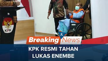 KPK Resmi Tahan Gubernur Papua Lukas Enembe