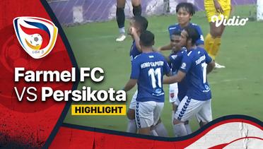Highlight - Farmel FC vs Persikota Kota Tangerang | Liga 3 Nasional 2021/22
