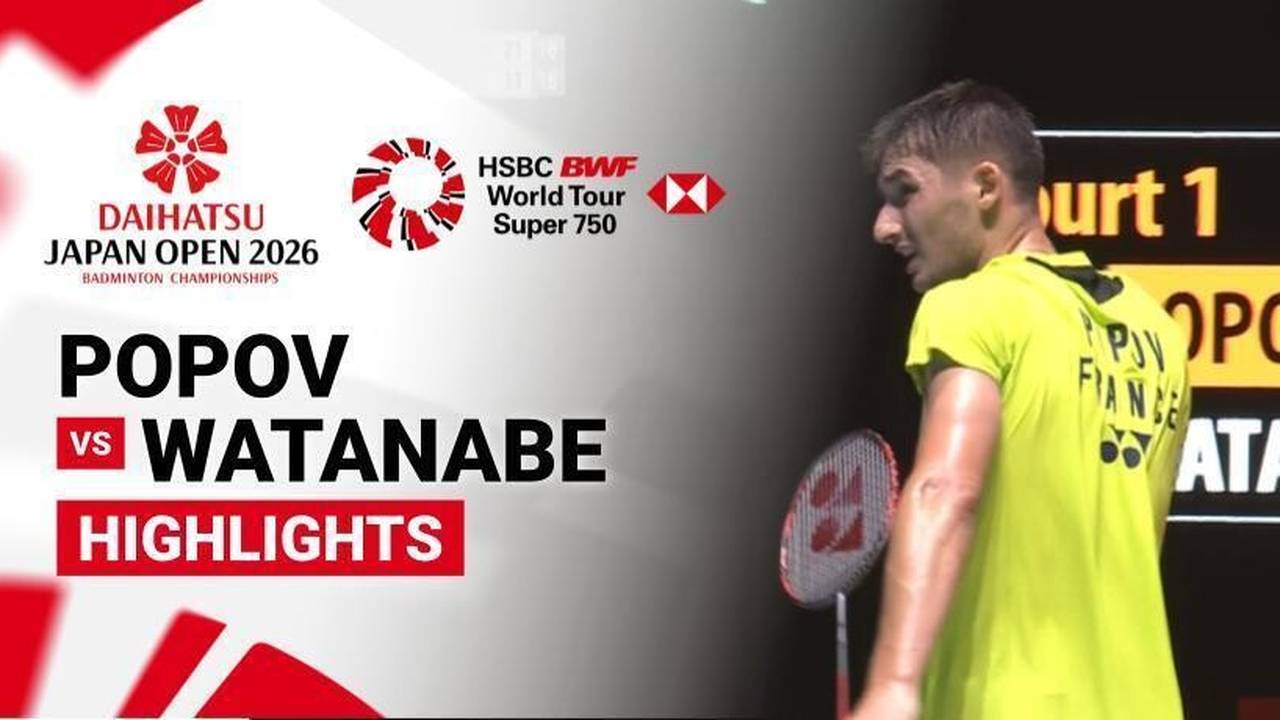 Christo Popov (FRA) vs Koki Watanabe (JPN) - Final Pria DAIHATSU Japan Open 2026