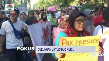 Ratusan Orang di Mataram Gelar Aksi Galang Dukungan untuk Baiq Nuril - Fokus Pagi
