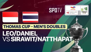 Men's Doubles: Leo Rolly Carnando/Daniel Marthin (INA) vs Sirawit Sothon/Natthapat Trinkajee (THA) | Thomas Cup Group C