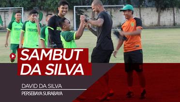 Sambutan Pemain Persebaya untuk David da Silva