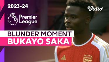 Blunder Bukayo Saka | Arsenal vs Fulham | Premier League 2023/24