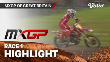 Highlights | Round 19 Great Britain: MXGP | Race 1 | MXGP 2023