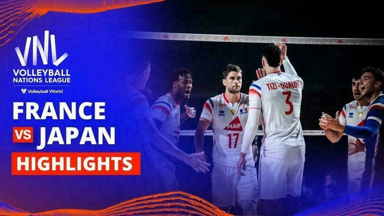 Men: France vs Japan - Highlight | Volleyball Nations League 2025