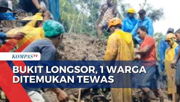 Bukit Setinggi 30 Meter di Karangasem Longsor, Tim SAR Masih Cari 1 Korban Hilang