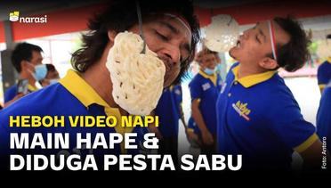 Heboh Video Napi Diduga Pesta Sabu dan Video Call-an di Lapas Banyuasin
