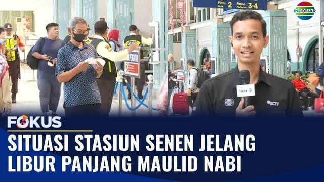 Pantauan Stasiun Jelang Libur Maulid Nabi | Fokus