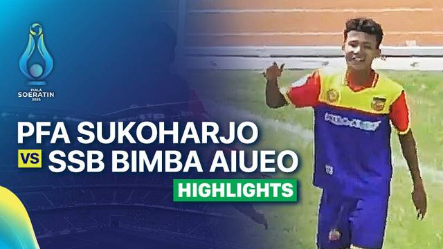 Semifinal: PFA Sukoharjo vs SSB BIMBA AIUEO - Highlight | Piala Soeratin 2025