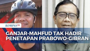 Ini Kata Ganjar dan Mahfud MD soal Tak Hadir di Penetapan Prabowo-Gibran di KPU
