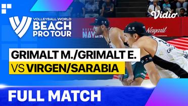 Full Match | Grimalt M./Grimalt E. (CHL) vs Virgen/Sarabia (DEU) | Beach Pro Tour - Tepic Elite16, Mexico 2023