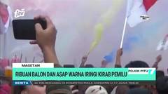 Ribuan Balon Dan Asap Warna Iringi Kirab Pemilu  POJOK PITU JTV