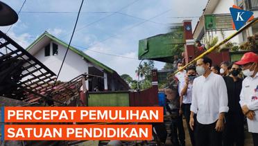 Nadiem Akan Percepat Perbaikan Sekolah Akibat Gempa Cianjur