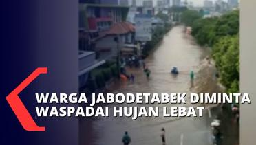 Sejumlah Titik di Jakarta Banjir Akibat Hujan Deras, BMKG: Potensi Hujan Terjadi di Siang-Sore