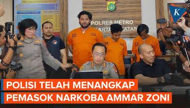 Polisi Temukan 4 Paket Sabu dan Ganja Saat Tangkap Ammar Zoni