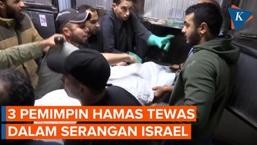 Israel Lancarkan Serangan ke Jalur Gaza, 3 Pemimpin Hamas Tewas