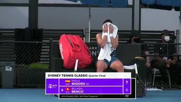 Match Highlights | Paula Badosa vs Belinda Bencic | WTA Sydney Tennis Classic 2022