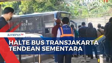 Dengan Halte Sementara, Pengguna Bus Transjakarta Tendean-Puribeta Tetap Terlayani