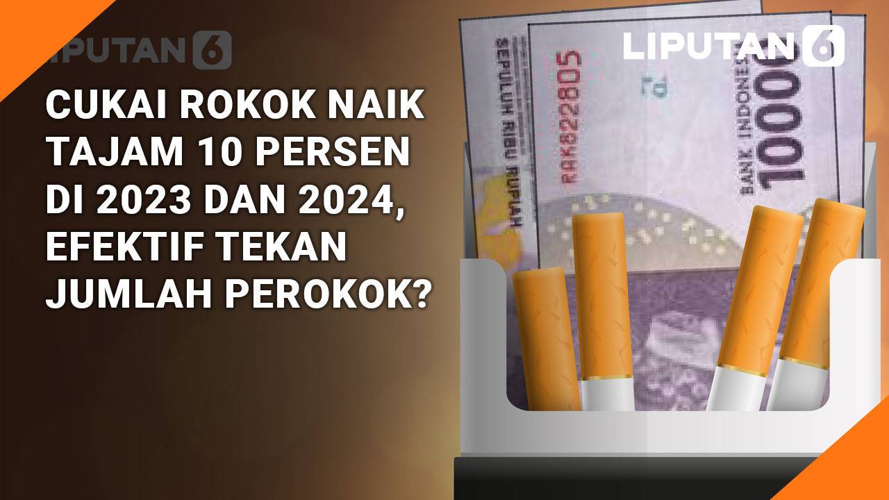 Mengerek Tarif Cukai Rokok Naik 10 Persen Di 2023 Hingga 2024 Efektif