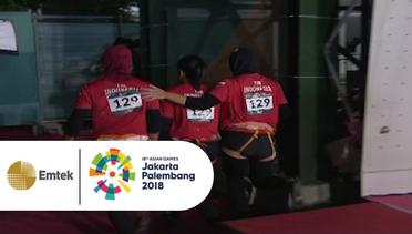 FINAL!! Tim Sport Climbing Putri Indonesia 1 Kalahkan Iran dalam Speed Relay Putri