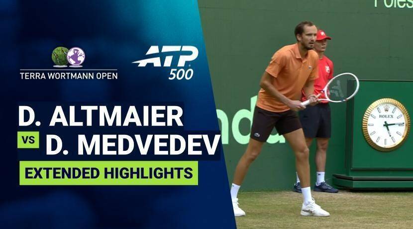 Daniel Altmaier vs Daniil Medvedev - Quarterfinals | ATP 500: Terra Wortmann Open 2026