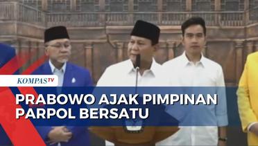 Jadi Presiden Terpilih, Prabowo Ajak Pimpinan Parpol Bersatu