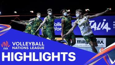 Match Highlight | VNL MEN'S - Japan 3 vs 1 Australia | Volleyball Nations League 2021