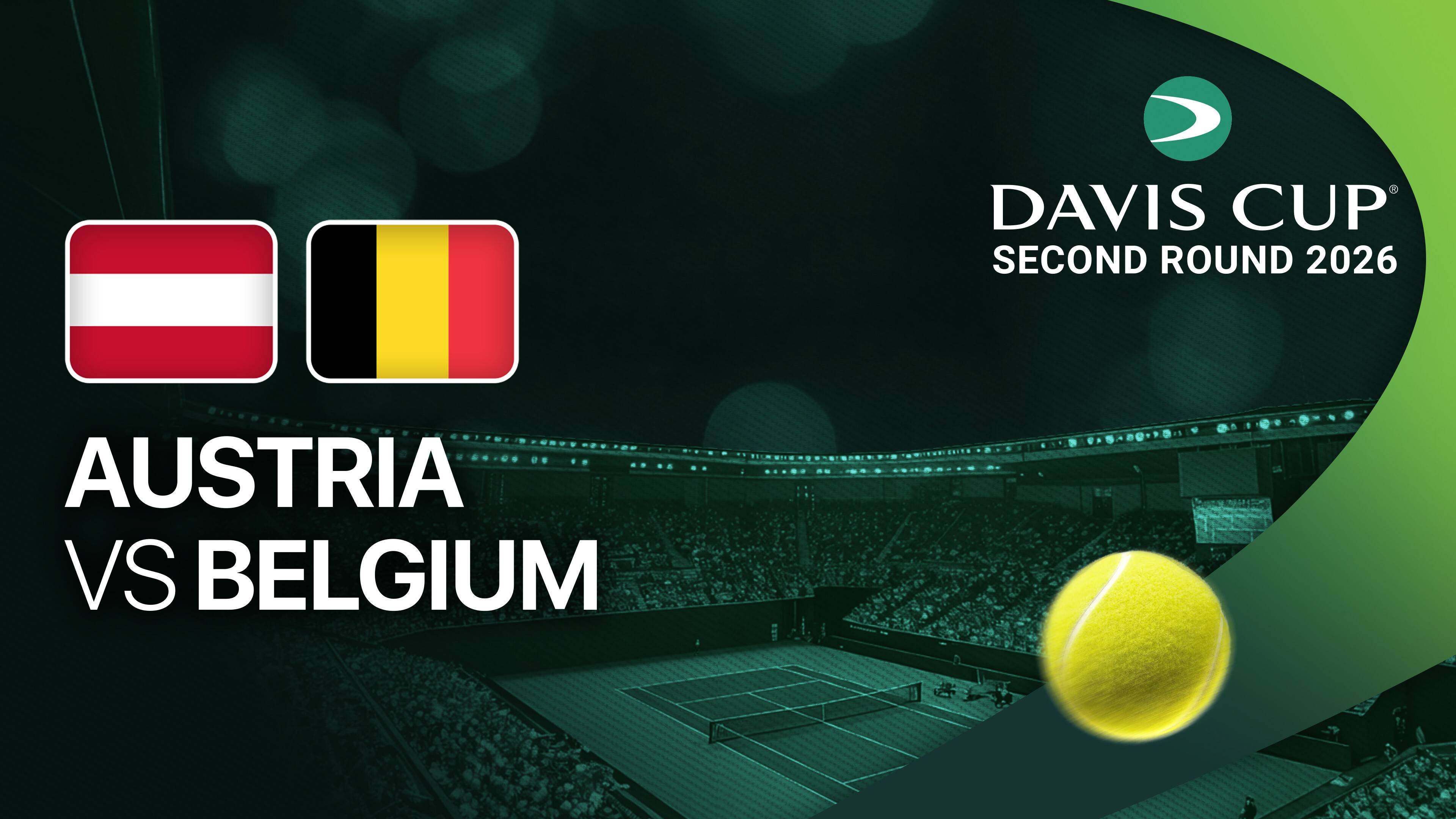 Austria vs Belgium - Davis Cup Qualifiers Second Round 2026
