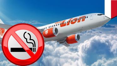 Pria merokok dalam pesawat Lion Air kini dilarang terbang seumur hidup - TomoNews