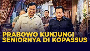 Prabowo Subianto Kunjungi Seniornya di Pasukan Elite Kopassus, Hendropriyono