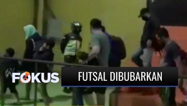 Sejumlah Orang yang Sedang Futsal di Garut Dibubarkan Petugas karena Melanggar Aturan PPKM | Fokus