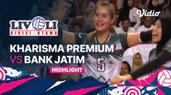 Highlights | Kharisma Premium vs Bank Jatim | Livoli Divisi Utama Putri  2022