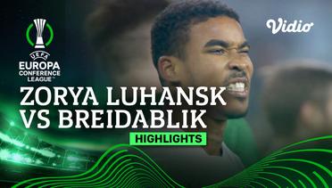 Zorya Luhansk vs Breidablik - Highlights | UEFA Europa Conference League 2023/24