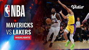 Dallas Mavericks vs Los Angeles Lakers - Highlights | NBA Regular Season 2023/24