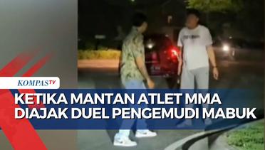Viral! Mantan Atlet MMA Rudy Agustian Duel dengan Pengendara Mobil Ugal-Ugalan