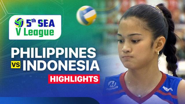 Women: Philippines vs Indonesia - Highlights | SEA VLeague 2025