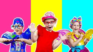 Color Song for Kids | Colorful Nursery Rhymers Children Song | Anuta Kids Channel