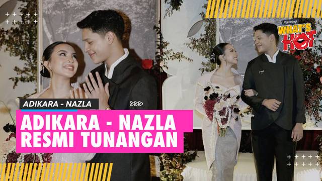 Adikara Fardy dan Nazla Alifa Gelar Acara Tunangan, Dihadiri Keluarga Dan Sahabat Dekat