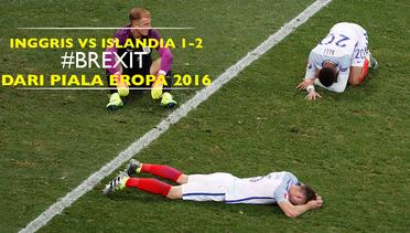 Inggris Vs Islandia 1-2: #Brexit dari Piala Eropa 2016