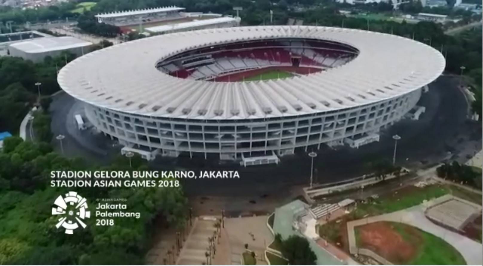 Видео стадион. Gelora bung Karno main Stadium.