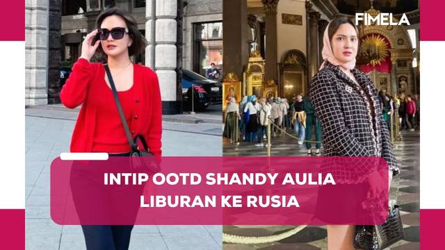 Gaya Shandy Aulia Pakai Barang Branded Liburan di Rusia, Tampil Menyala dengan Outfit Santai