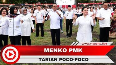 Menko PMK Puan Menari Poco-Poco Bersama Masyarakat Umum di PKN Revolusi Mental Manado