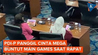 Cinta Mega Dipanggil PDI-P Buntut Main Game saat Rapat Paripurna DPRD DKI